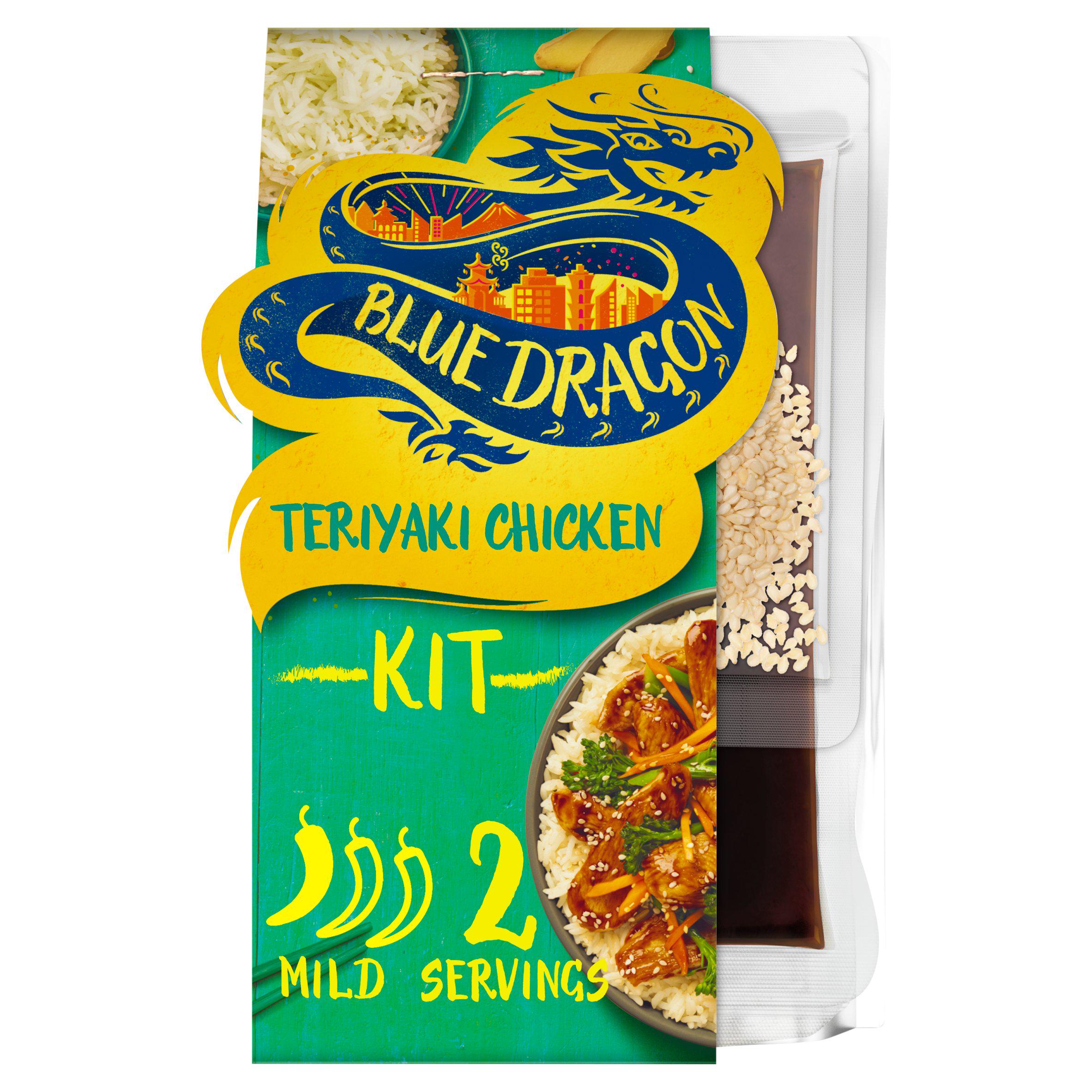 Blue Dragon Teriyaki Rice Kit 332g vegan dish - British product