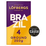 Löfbergs Brazil single origin ground coffee 250g, imported from the UK