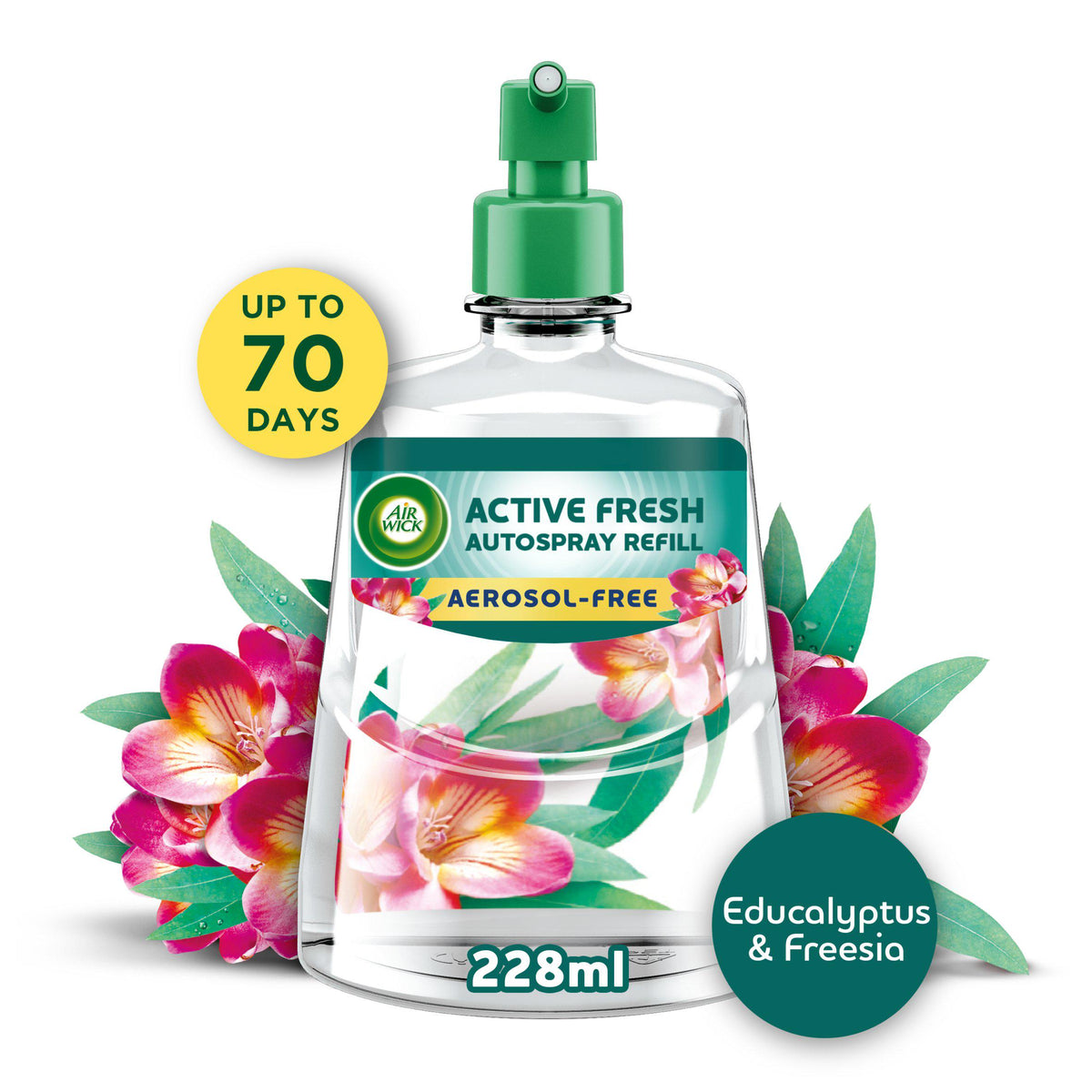 Air Wick eucalyptus freesia refill 228ml, imported from the UK