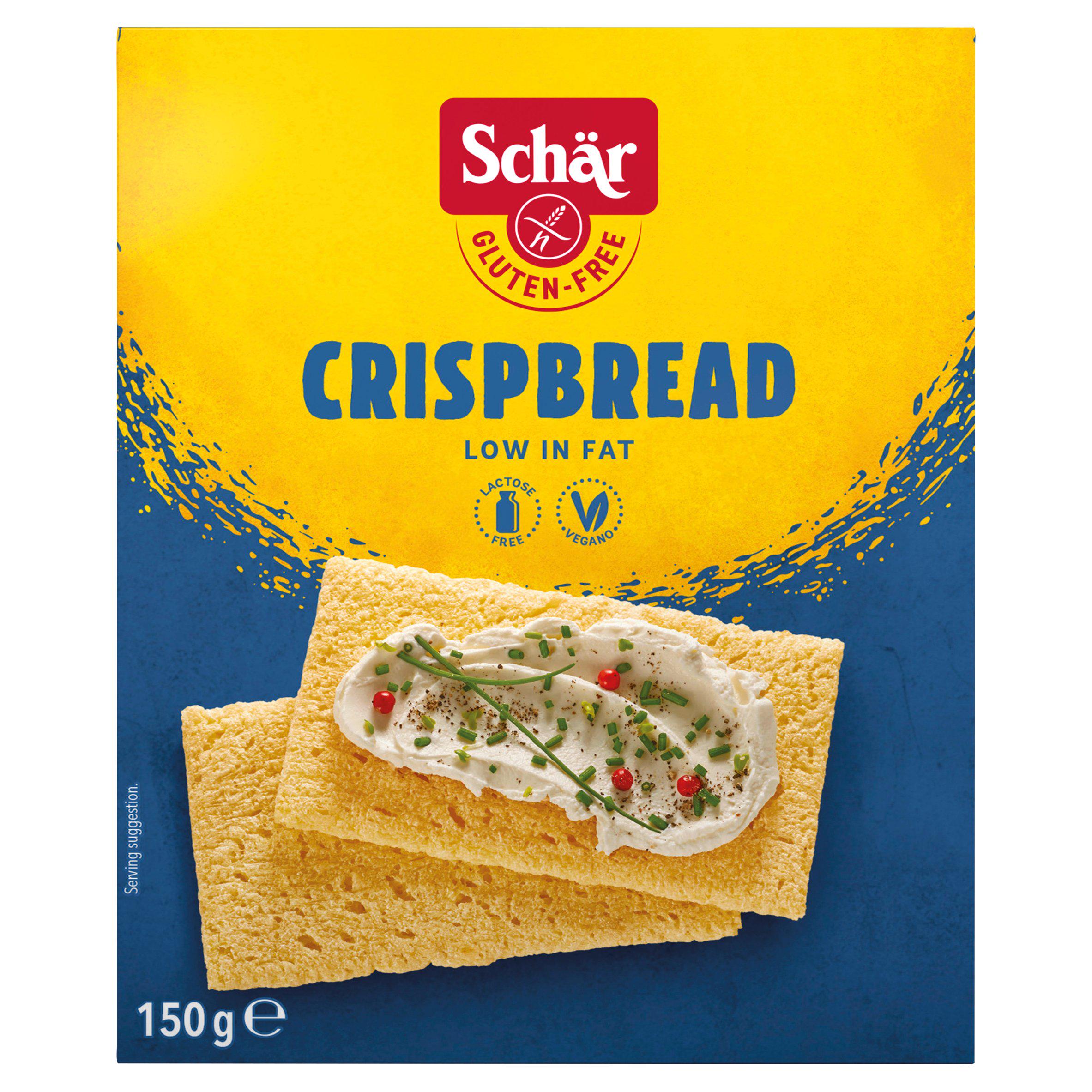 Schar gluten free crispbread 150g, imported from the UK