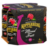 Kopparberg Mixed Fruit Flavour Cider 4x330ml Pack, UK version