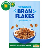 Sainsbury's wholegrain bran flakes cereal 750g, imported from the UK