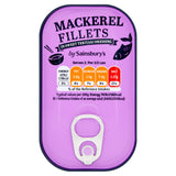 Sainsbury's mackerel fillets in teriyaki dressing 125g, UK version