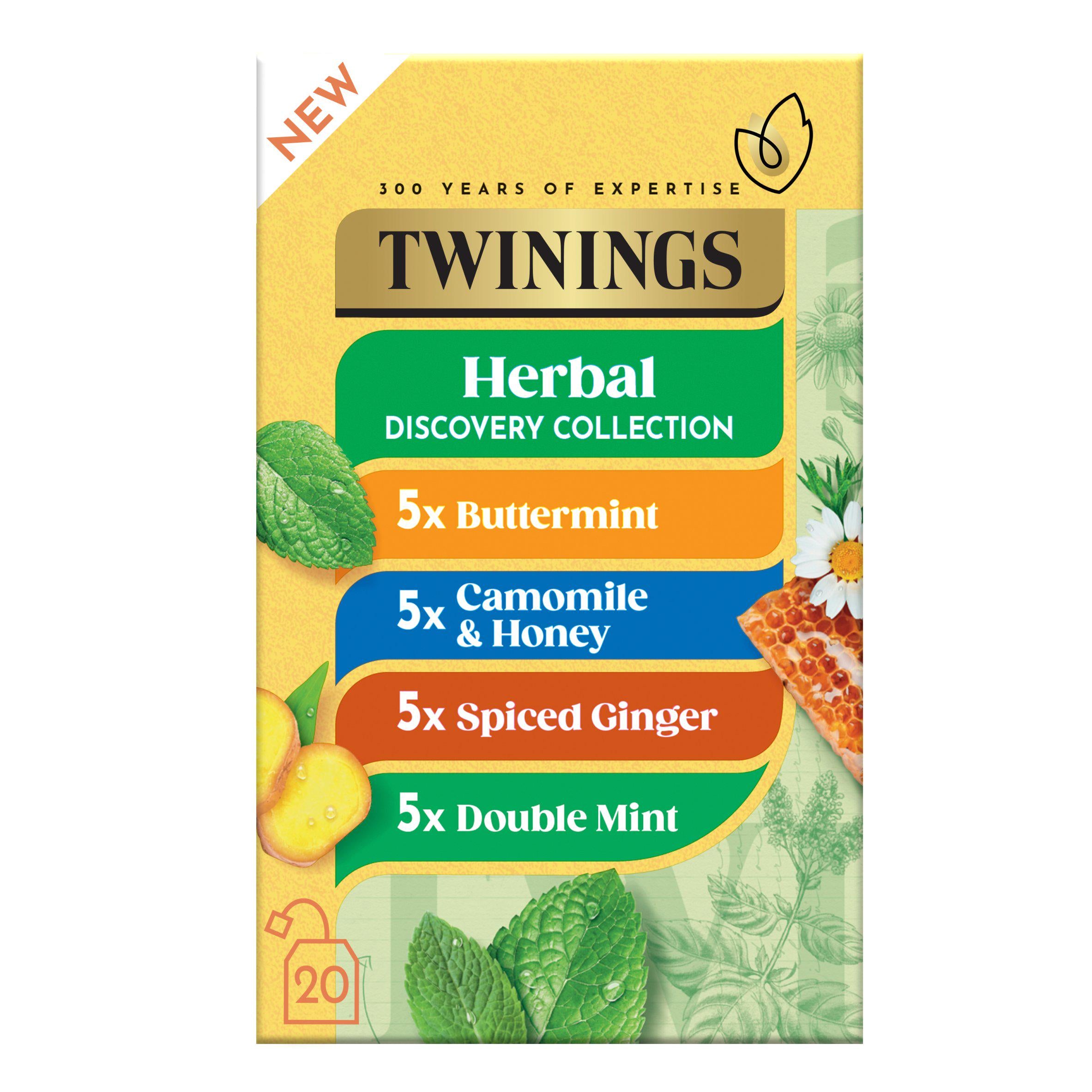 Twinings herbal tea collection 20 tea bags 36.25g - British product
