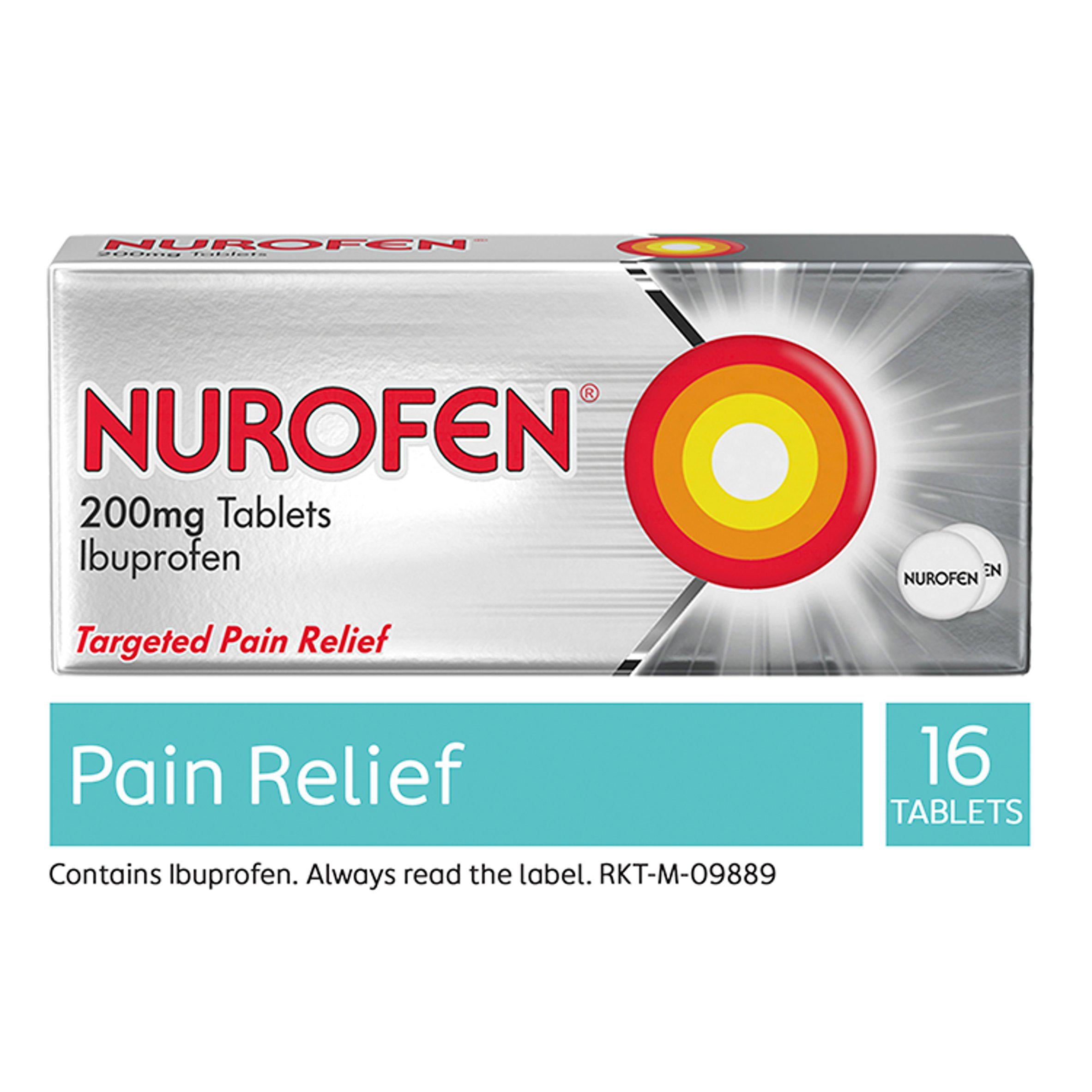 Nurofen Ibuprofen 200mg tablets 16 count - British product