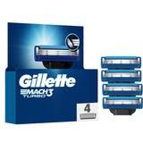 Gillette Mach3 Turbo razor blades 4 count - British product