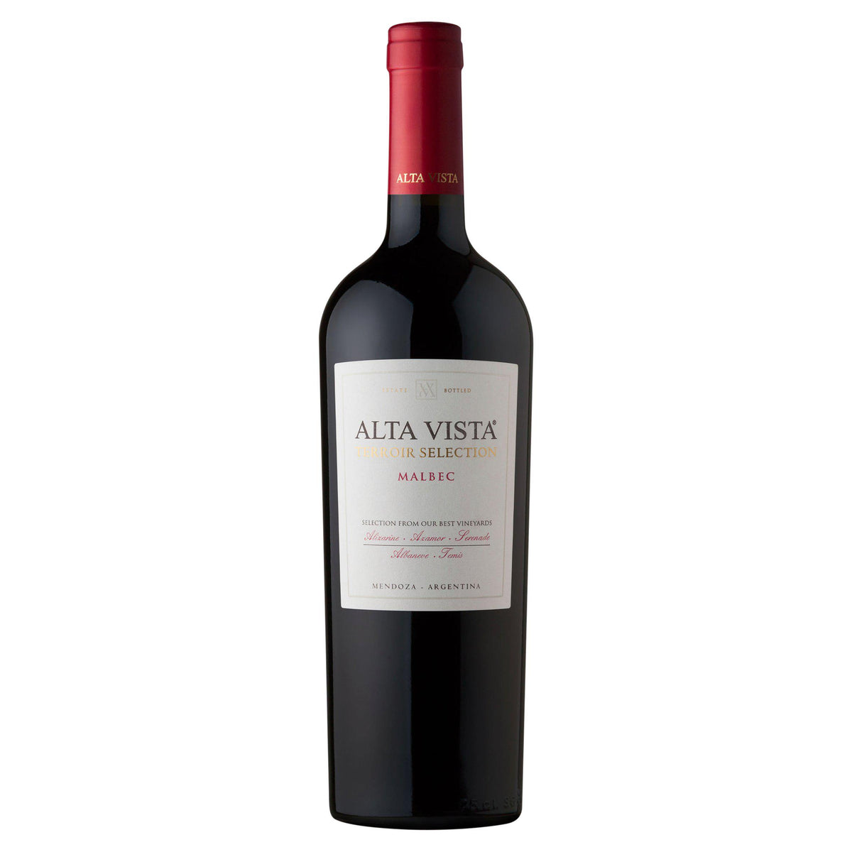 Alta Vista Terroir Selection Malbec red wine 75cl - British product
