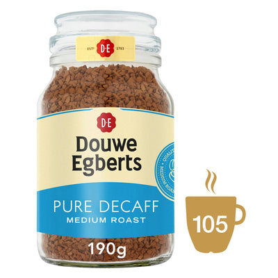 Sainsburys Douwe Egberts Pure Decaf Instant Coffee 190g- Buy online at McGrocer