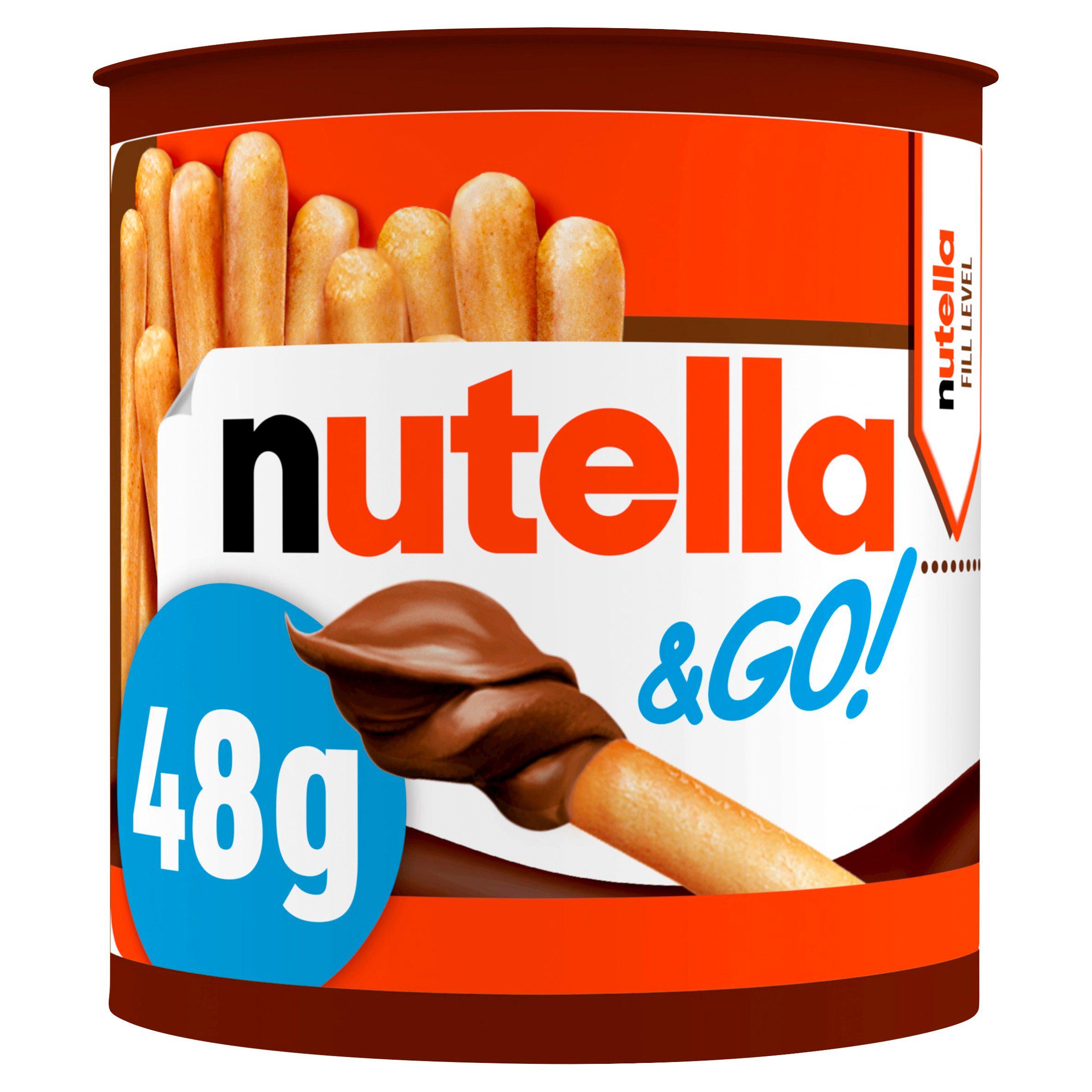 Nutella & Go hazelnut spread breadsticks 48g - British product