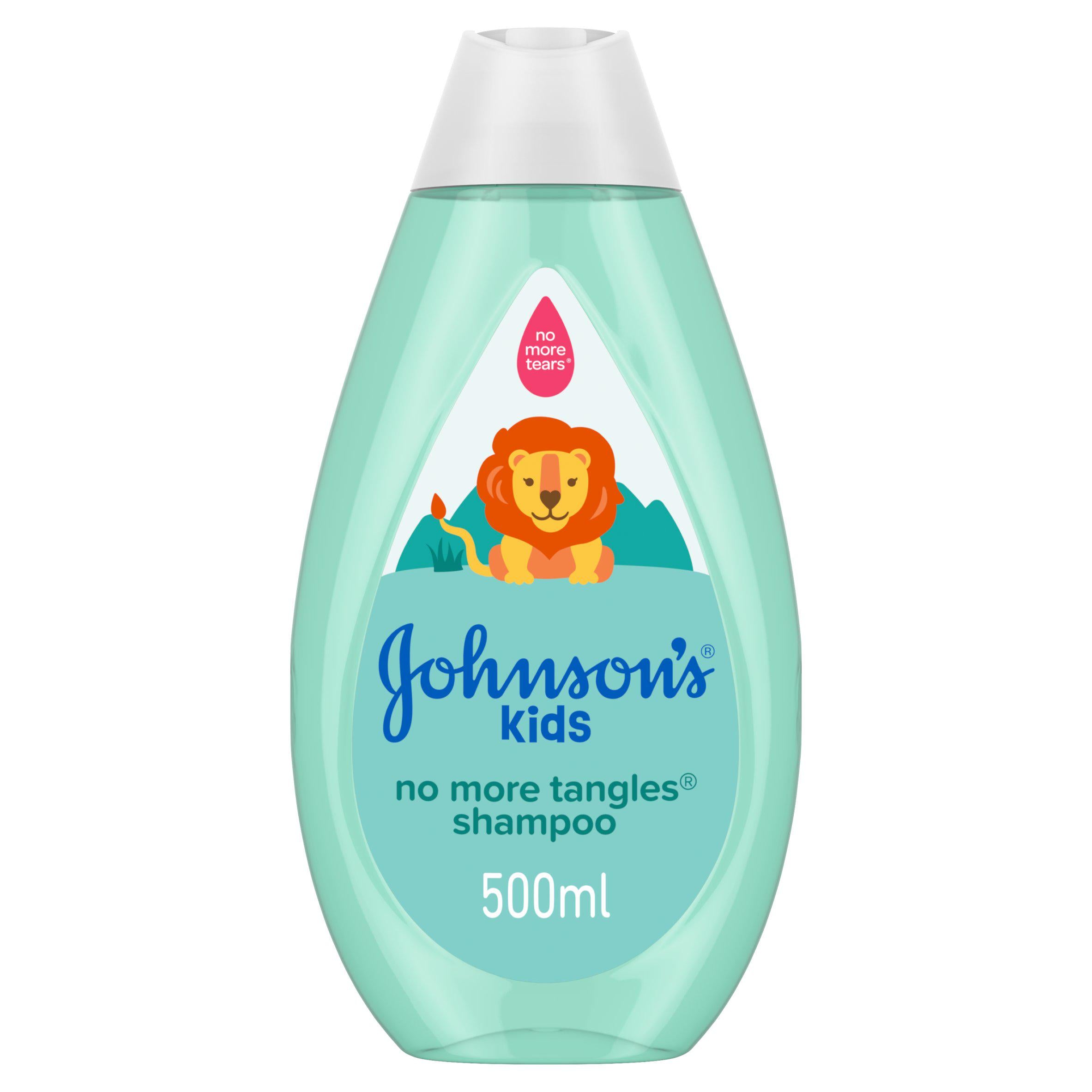 Johnson's No More Tangles Kids Shampoo 500ml, imported from the UK