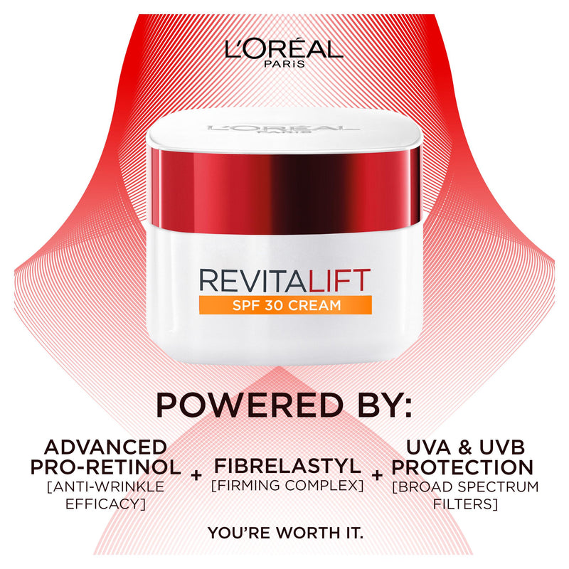 L'Oreal Paris anti-wrinkle day cream SPF30 50ml (British brand)