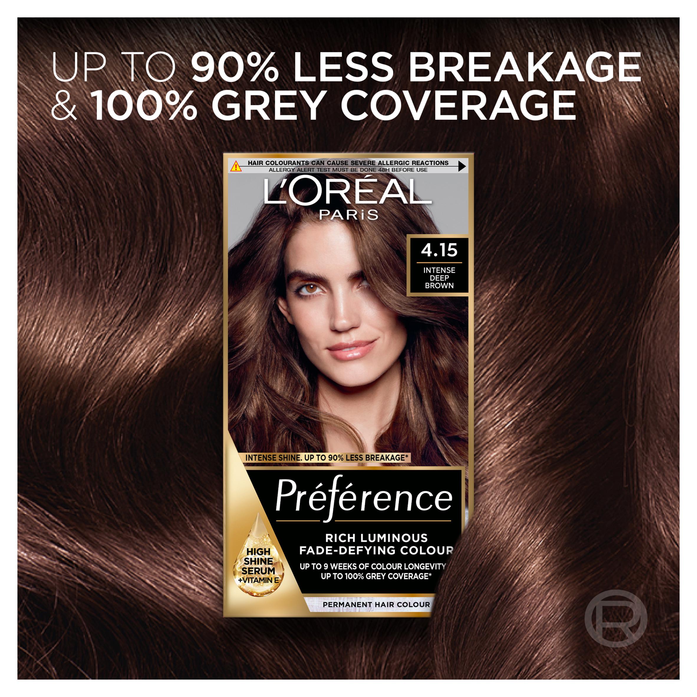 L'Oreal Paris Preference permanent hair dye Intense Deep Brown, UK version