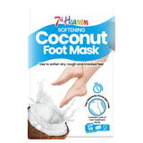7th Heaven Softening Coconut Foot Mask sachet, UK version