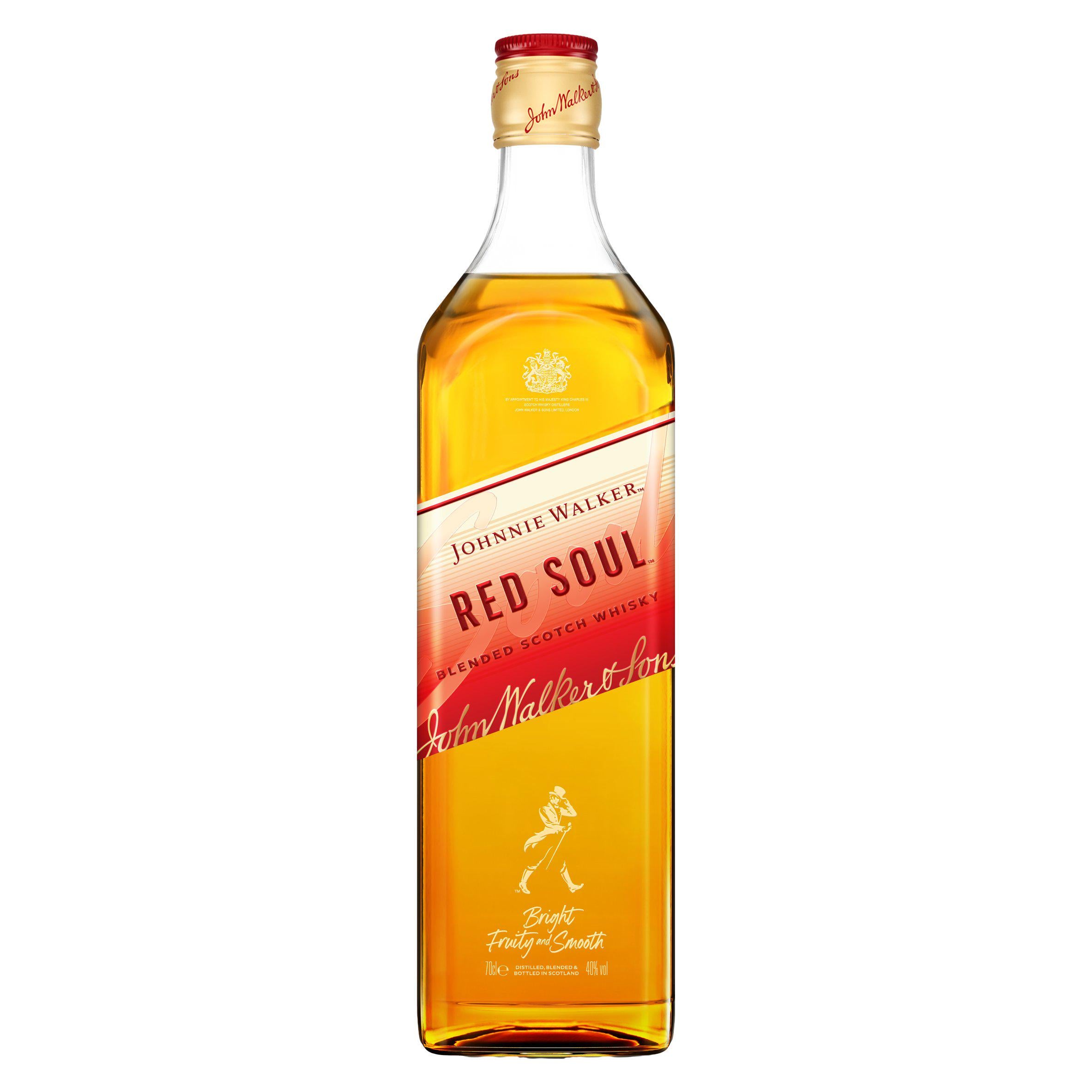Johnnie Walker Red Soul blended Scotch whisky 70cl (British brand)