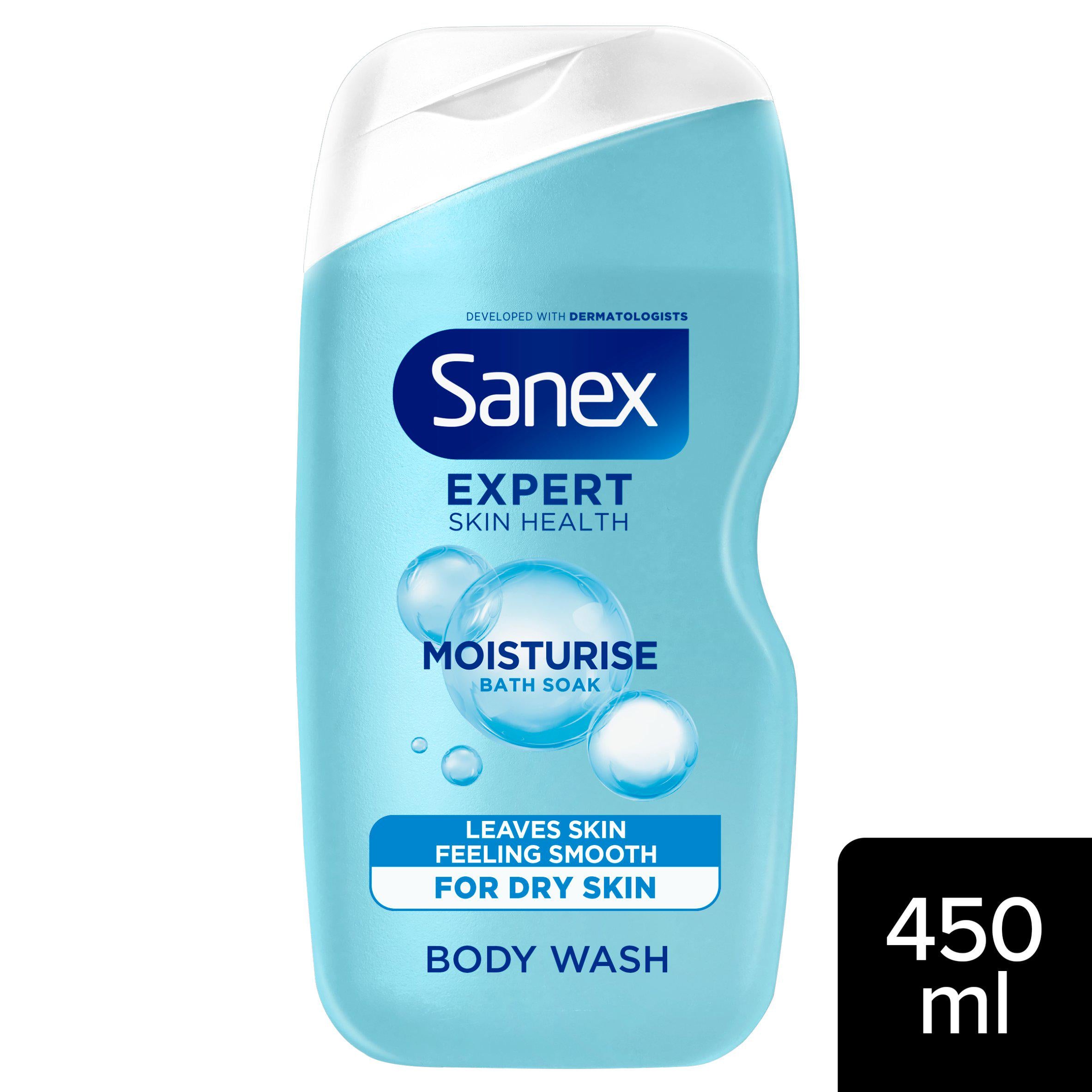 Sanex Expert Skin Health Moisturising Bath Soak 450ml (British brand)