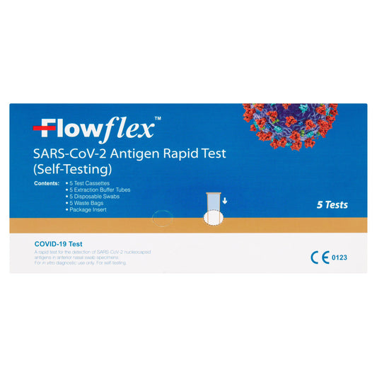 FlowFlex Covid-19 Rapid Tests x5 GOODS Sainsburys   