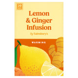 Sainsbury's Infusions Lemon & Ginger tea bags 40g (British brand)