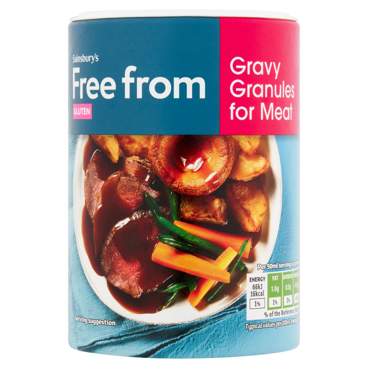 Sainsbury's Free From beef gravy granules 170g, imported from the UK