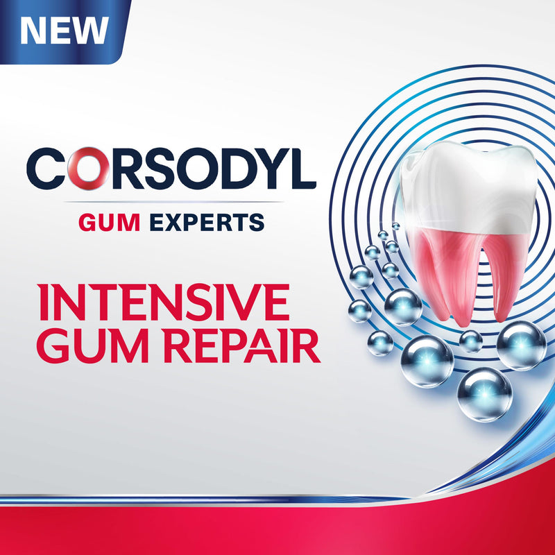Corsodyl Advanced+ Intensive Gum Repair toothpaste 75ml - British product