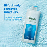 Simple Waterboost Sensitive Skin micellar cleansing water 400ml (British brand)