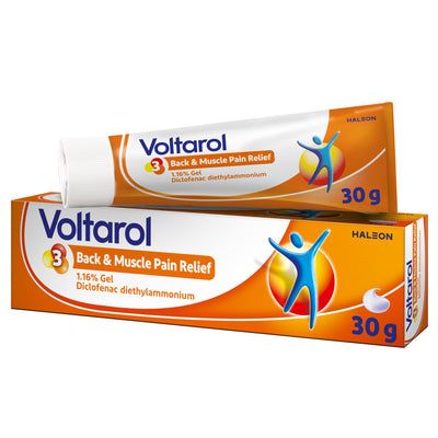 Sainsburys Voltarol Back and Muscle Pain Relief 1.16% Gel 30g- Buy online at McGrocer