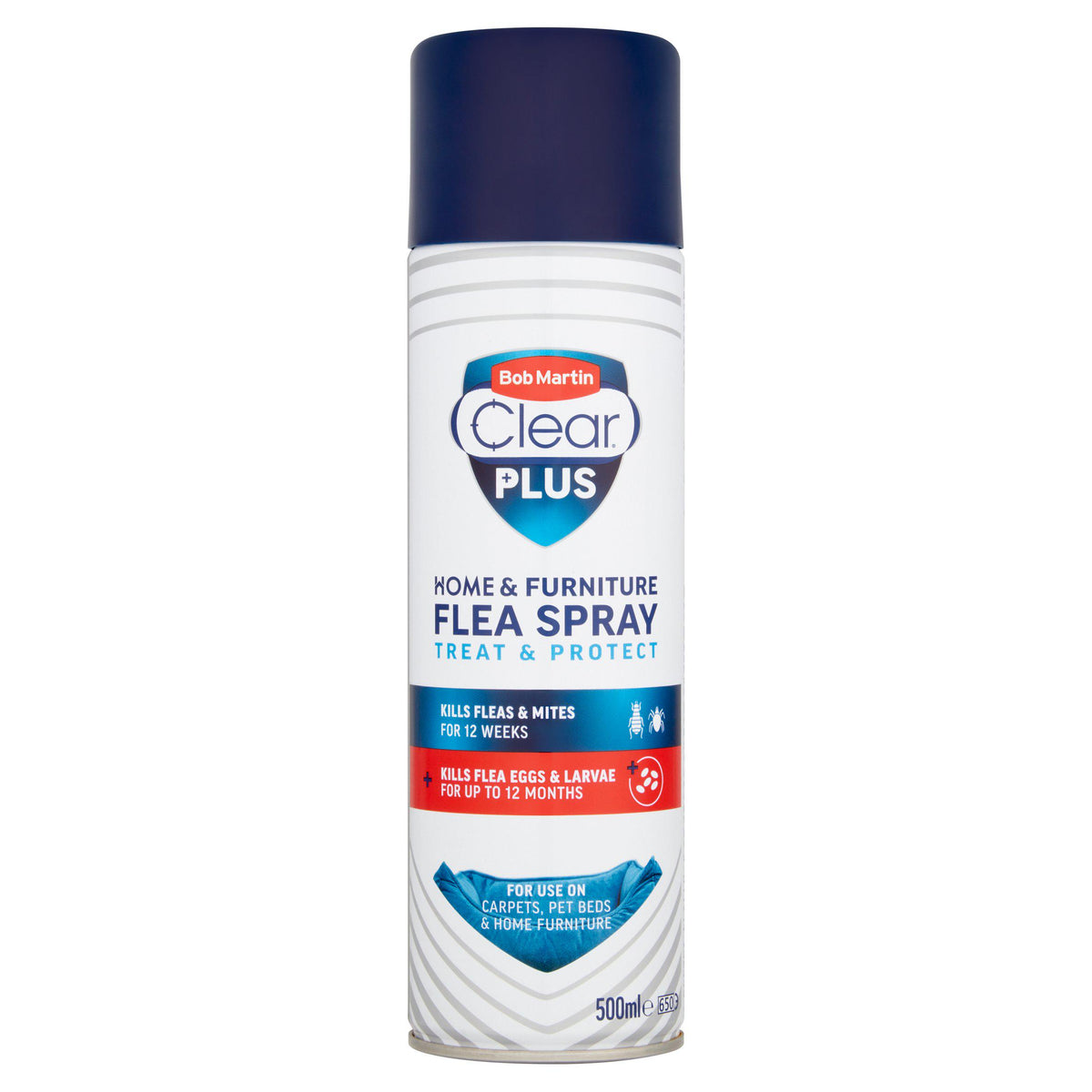 Bob Martin Clear Plus flea spray 500ml, imported from the UK