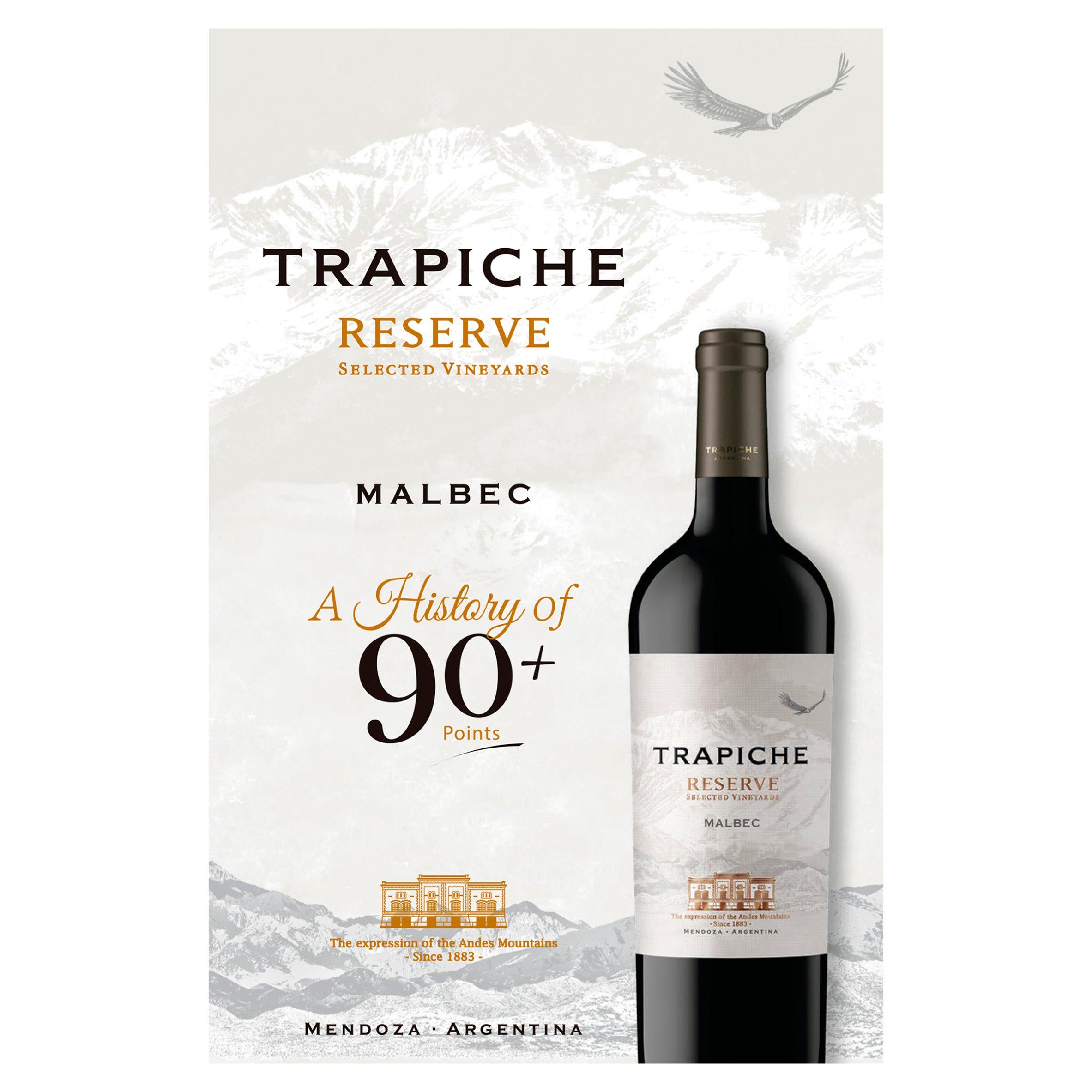 Trapiche Reserve Malbec red wine 1.5L box, UK version