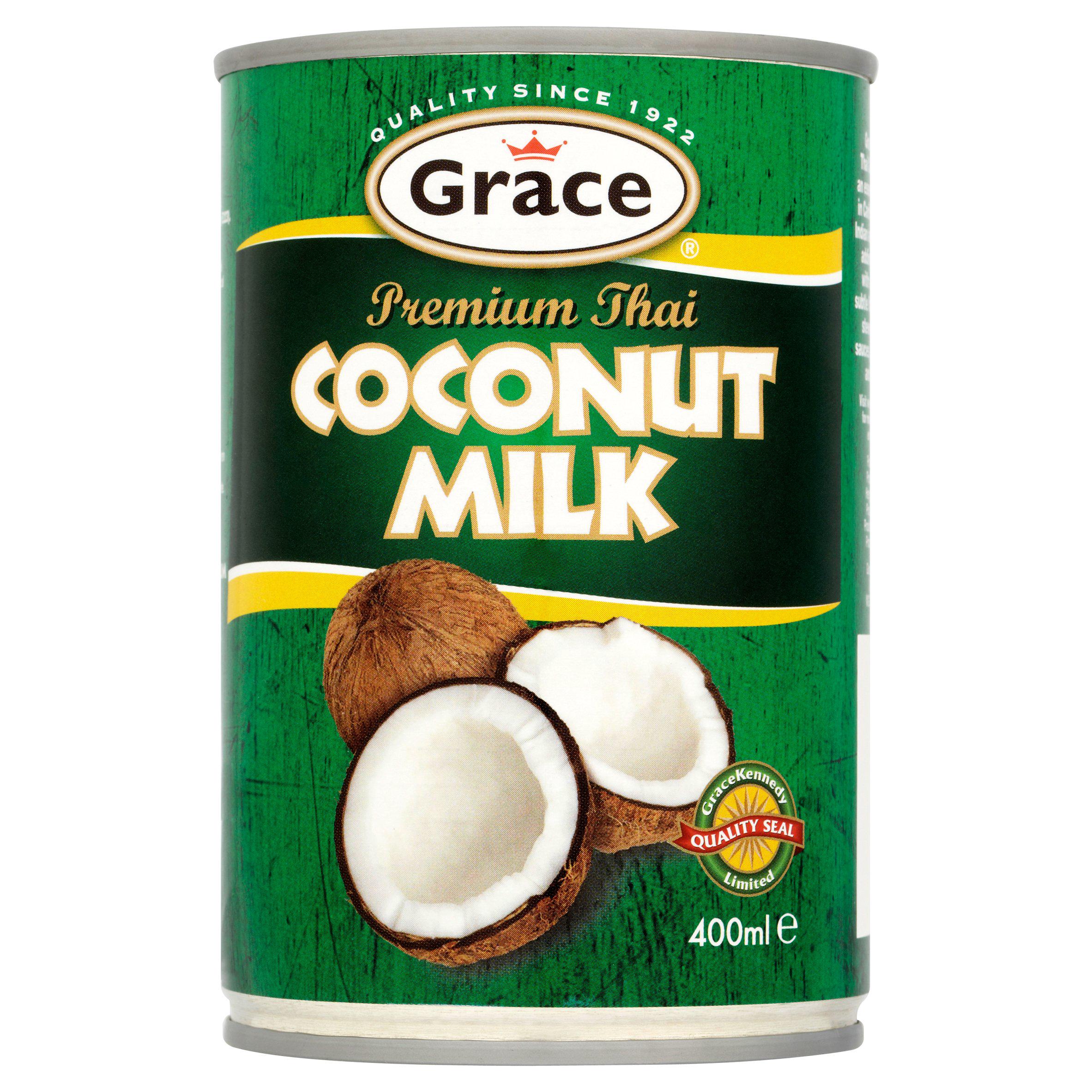 Grace Foods Premium Thai Coconut Milk 400ml, UK version
