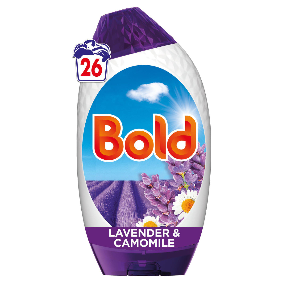 Bold laundry detergent gel Lavender and Camomile 26 washes - British product
