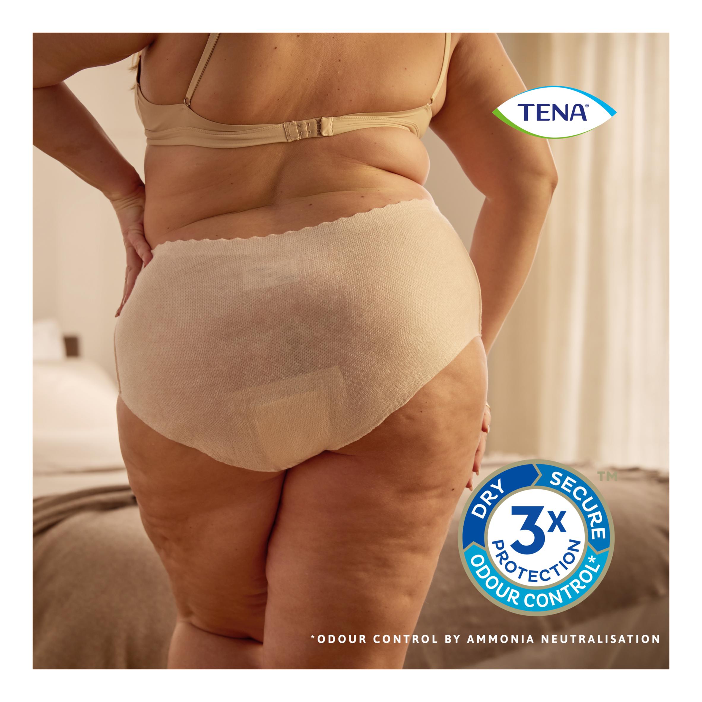 TENA Silhouette incontinence pants cream M 9 pack (British brand)
