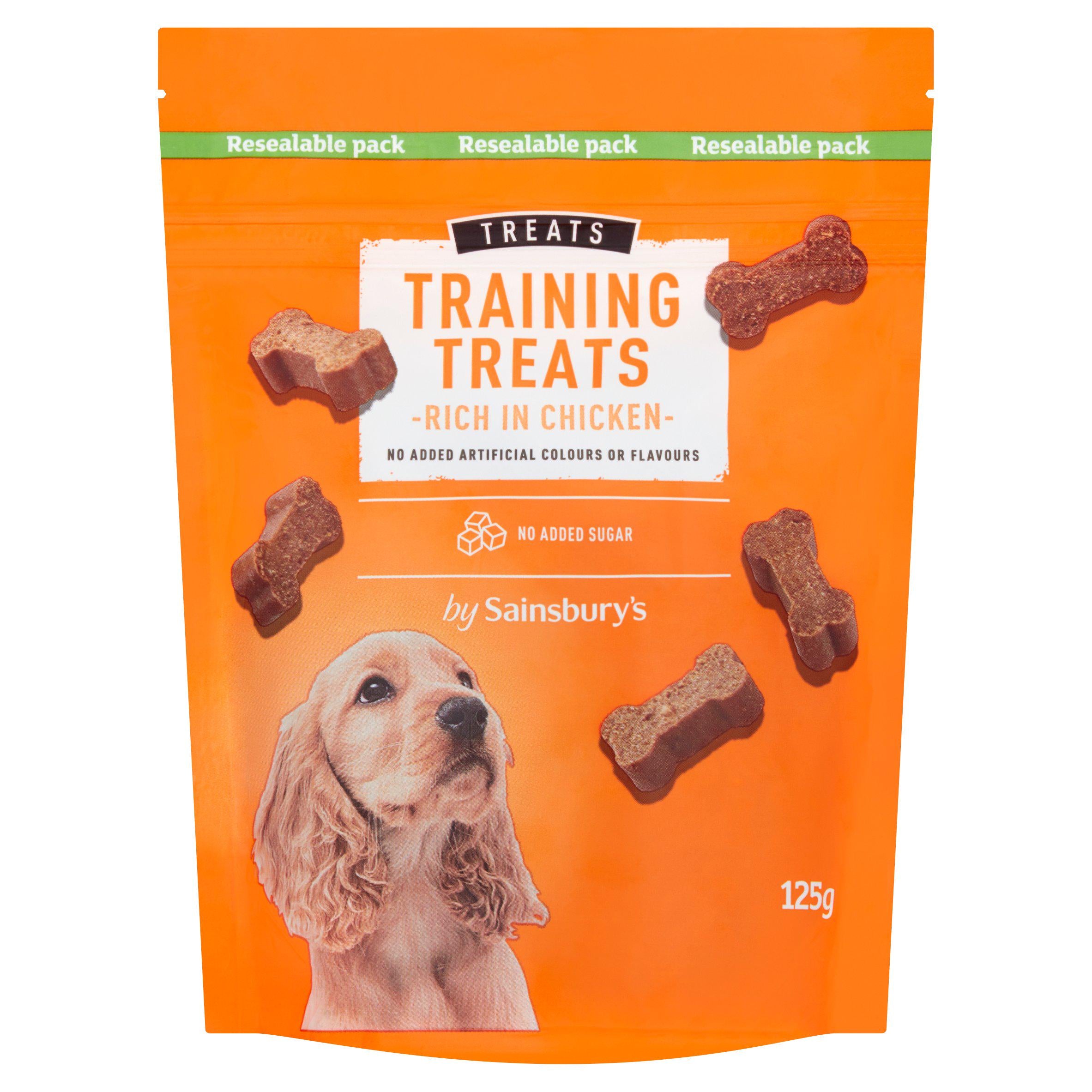 Sainsbury's training dog treats rich in chicken 125g - British product