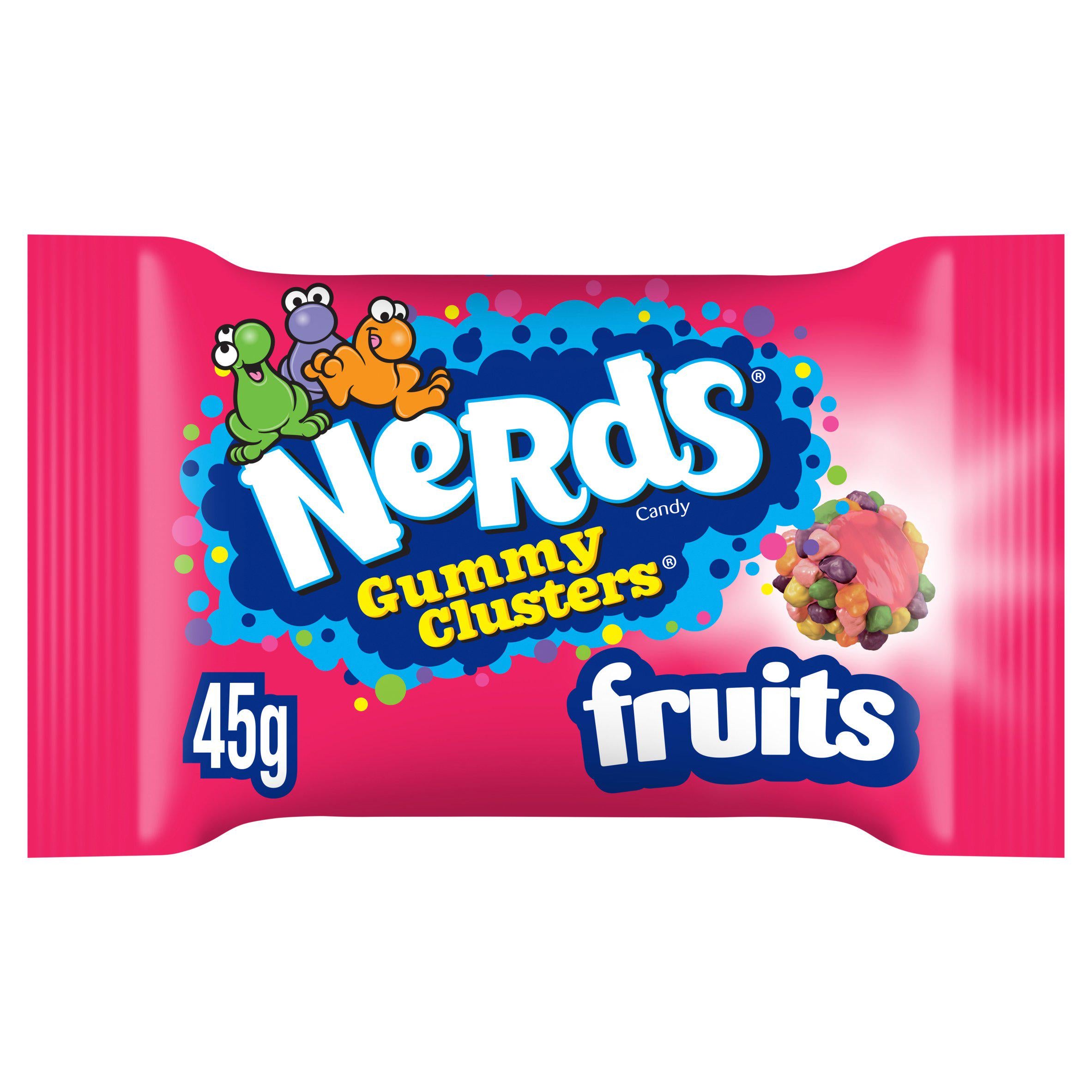 Nerds gummy clusters candy 45g, UK version