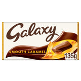 Galaxy smooth caramel milk chocolate bar 135g, imported from the UK