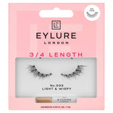Eylure false lashes 3/4 length fluttery light No. 002 - British product