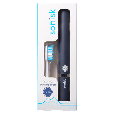 Sainsburys Antimicrobial Sonic Toothbrush with Spare Head and Portable Design- Buy online at McGrocer