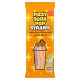 Sainsbury's fizzy soda pop straws mixed fruit 70g (British brand)