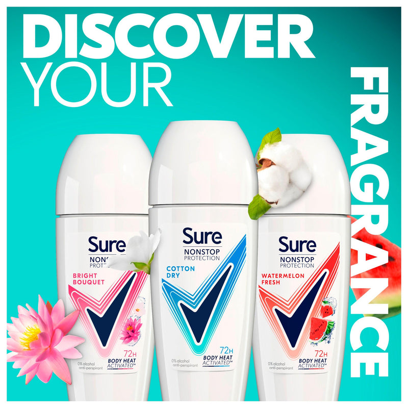 Sure Women Antiperspirant Deodorant Roll On 50ml (British brand)