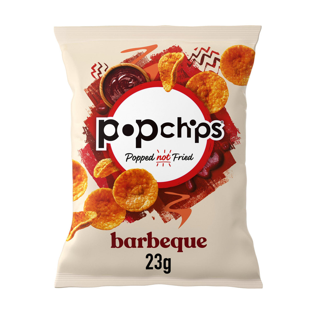 Chips de pommes de terre barbecue Popchips 23g