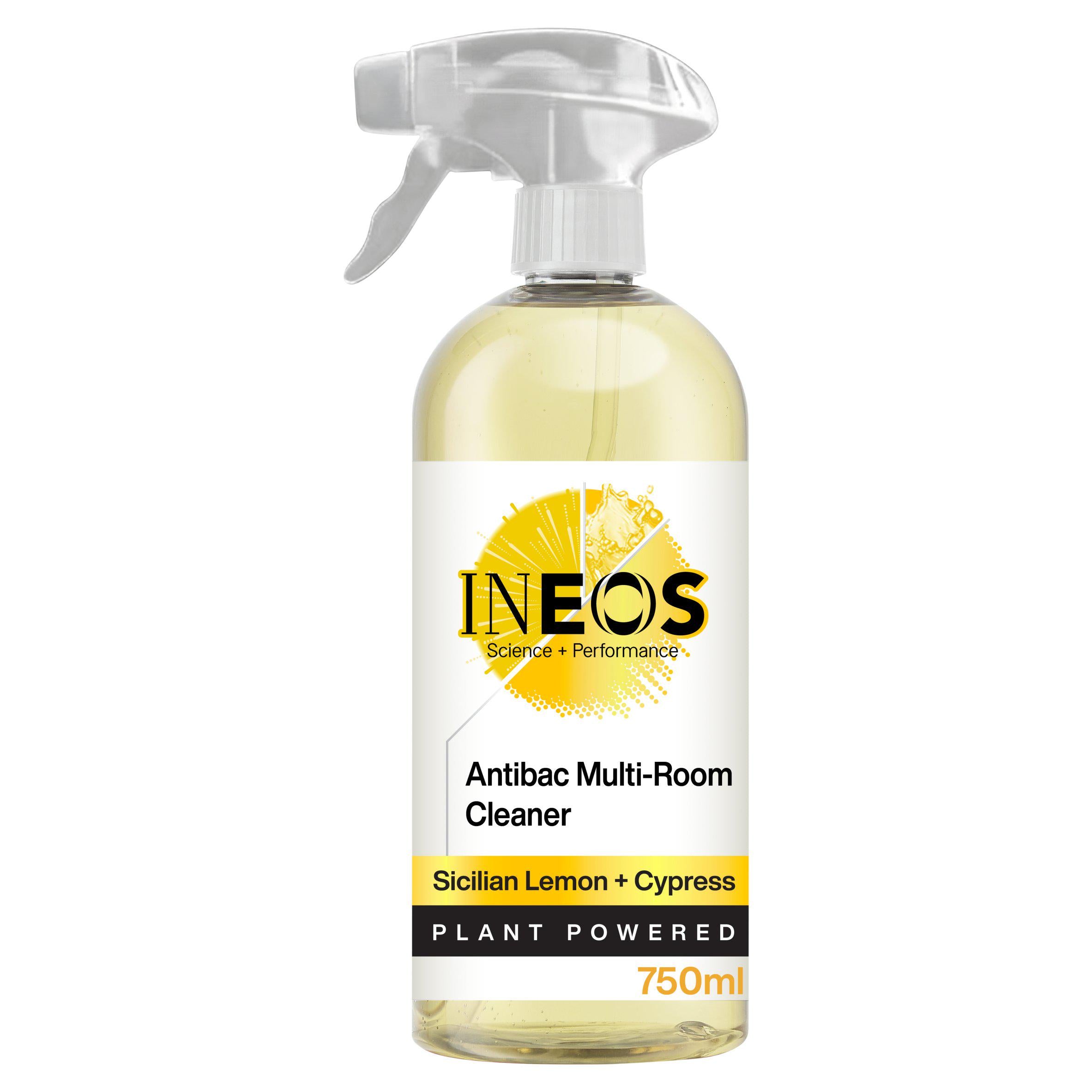 Ineos Antibac multi room cleaning spray Sicilian Lemon Cypress, UK version