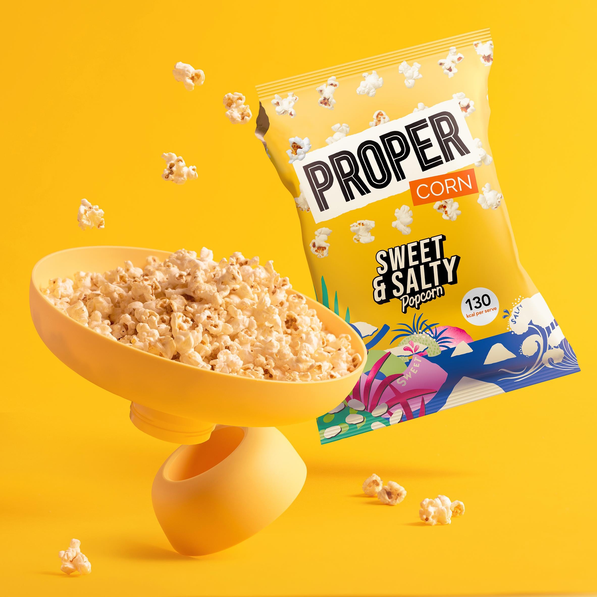 Propercorn sweet and salty popcorn 90g (British brand)