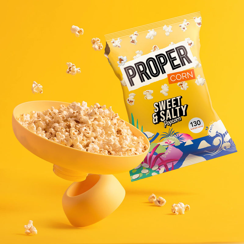 Propercorn sweet and salty popcorn 90g (British brand)