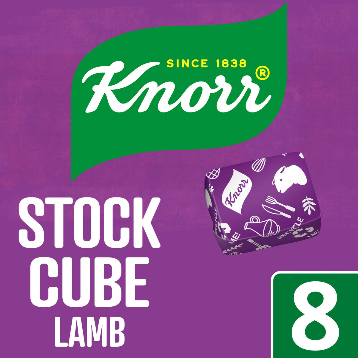 Knorr lamb stock cubes multipack 8x10g - British product