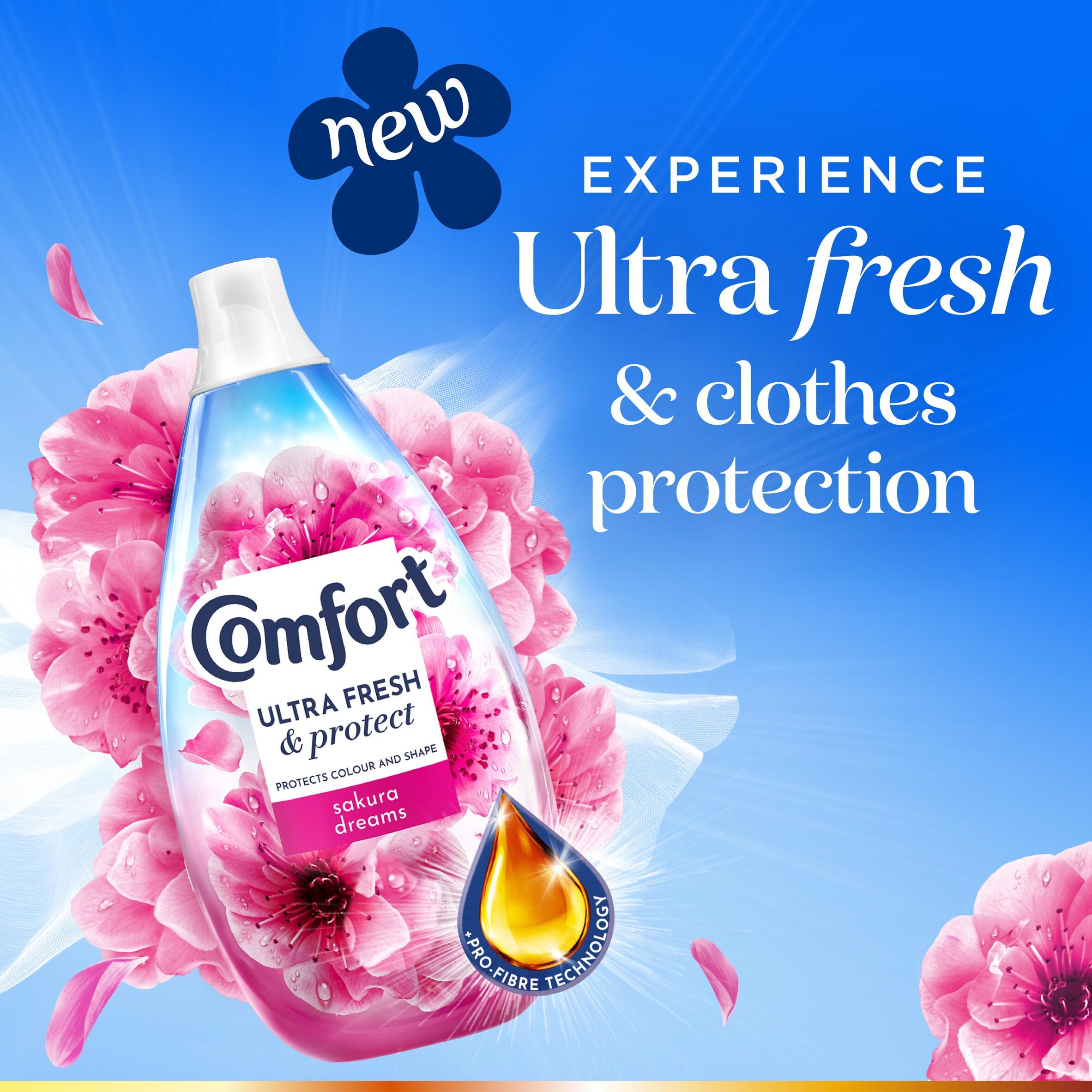 Comfort fabric conditioner Sakura Dreams 870ml, imported from the UK
