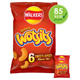 Walkers Wotsits Sweet & Spicy corn puffs multipack 6x16g (British brand)