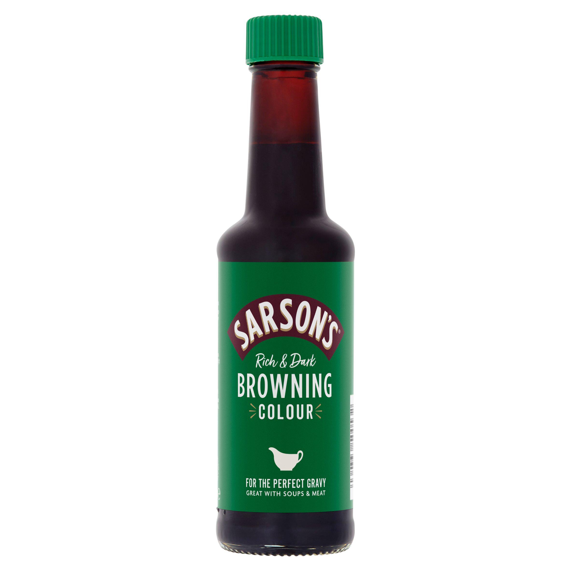 Sarson's Browning Gravy Mix 150g, imported from the UK