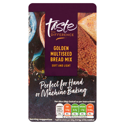 Sainsbury's Golden Multiseed Bread Mix, Taste the Difference 500g GOODS Sainsburys   