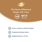 Dove Visible Glow self tan lotion 400ml, imported from the UK