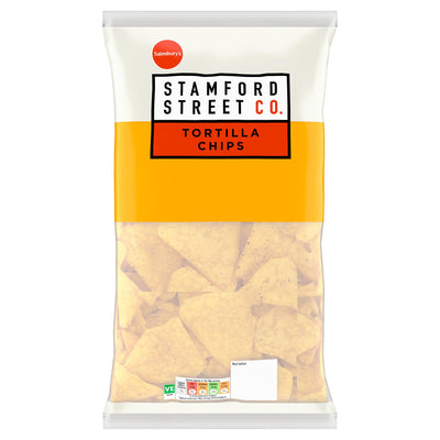 Sainsburys Stamford Street Co. Salted Tortilla Chips 200g- Buy online at McGrocer