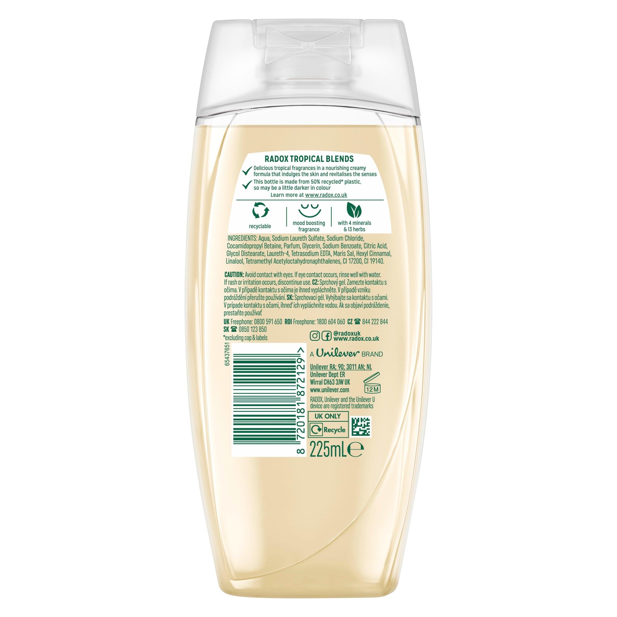 Radox Feel Nourished Shower Cream 225ml - British product