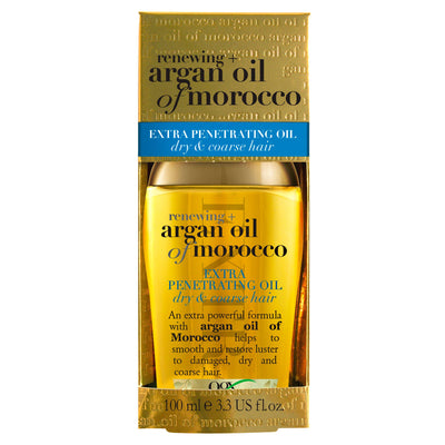 Sainsburys OGX Argan Oil of Morocco Extra Penetrating Hair Oil for Dry Hair 100ml- Buy online at McGrocer